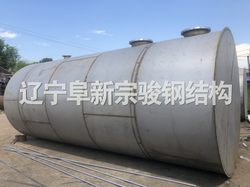 臥式白鋼儲罐，大型防腐化工儲罐